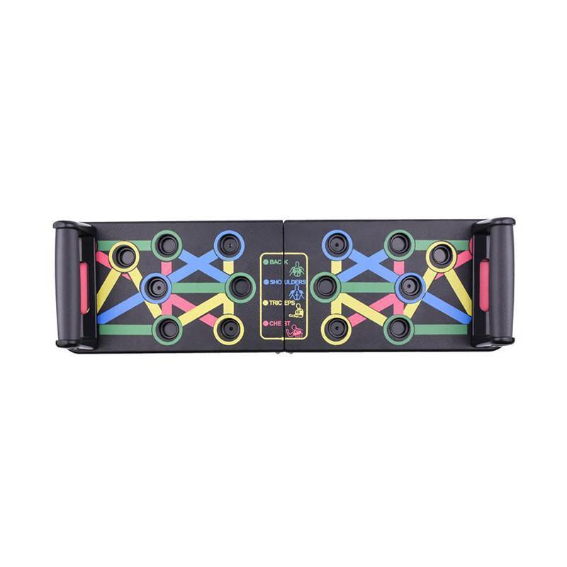 14 in1 Push Up Board Rack Bar Grip Handle Muscle Train Gym Workout Fitness Stand V528-PUSH-UP-BOARD-844938