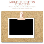 465PCS Rose Gold Thumbtacks Binder Clips Push Pins Set Office Supplies With Box V528-PUSHPIN-SET-ROSE-GOLD-241258