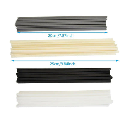 Bumper Plastic Welding Rod Torch 50CM/25CM Assorted Colours and Materials - Grey - PVC 25cm V528-PVC-GREY-20PCS-25CM-458263