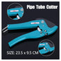 Heavy Duty PVC Pipe Cutter Ratchet Tube Cutter 42mm for Plastic Conduits V528-PVCPIPECUTTER-42MM-964938