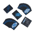 Waterproof PVC Playing Cards Poker Deck Black Plastic Magic Tricks Game Set - Blue V528-PVCPOKER-BLUE-581034