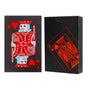 Waterproof PVC Playing Cards Poker Deck Black Plastic Magic Tricks Game Set - Red V528-PVCPOKER-RED-018490