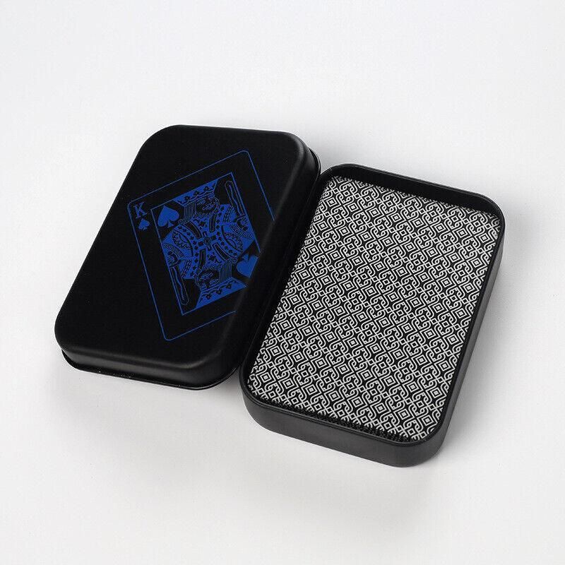 Waterproof PVC Playing Cards Poker Deck Black Plastic Magic Tricks Game Set - Red V528-PVCPOKER-RED-018490