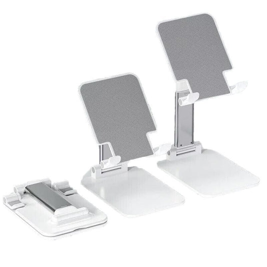 Foldable Adjustable Universal Desk Stand Holder For Mobile Phone Tablet Portable - White V528-PWHCOLOUR-WHITE74835