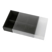 10PCS Cake Box with Transparent Lids Gift Packaging Boxes for Moon Cakes Cookie - Red V528-PY0326-RED-10PCS-519026