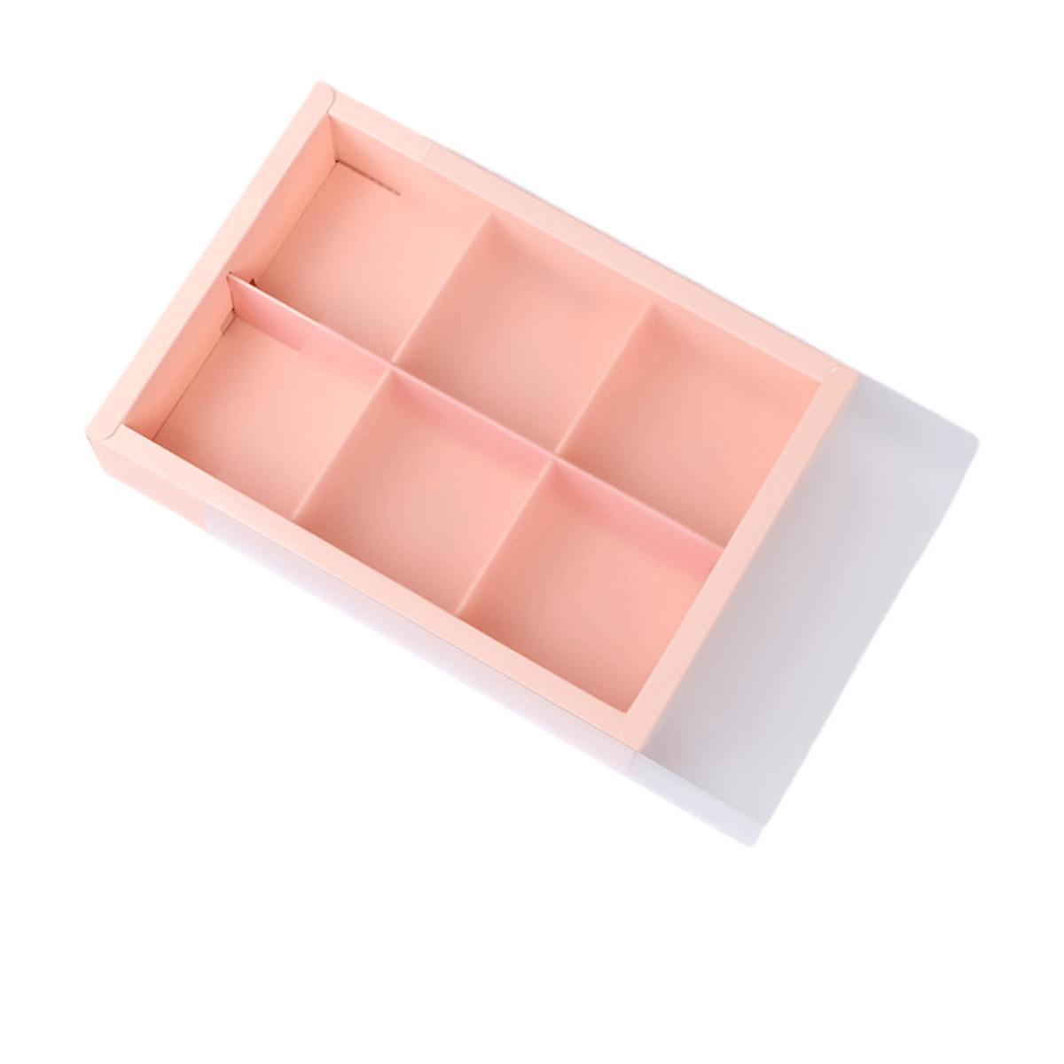 10PCS Cake Box with Transparent Lids Gift Packaging Boxes for Moon Cakes Cookie - Red V528-PY0326-RED-10PCS-519026