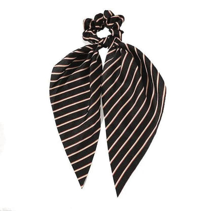 Chiffon Ponytail Scarf Bow Elastic Hair Rope Tie Scrunchies Ribbon Hair Bands - 1 V528-PY4211-451632