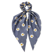 Chiffon Ponytail Scarf Bow Elastic Hair Rope Tie Scrunchies Ribbon Hair Bands - 5