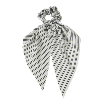 Chiffon Ponytail Scarf Bow Elastic Hair Rope Tie Scrunchies Ribbon Hair Bands - 15 V528-PY4225-883112