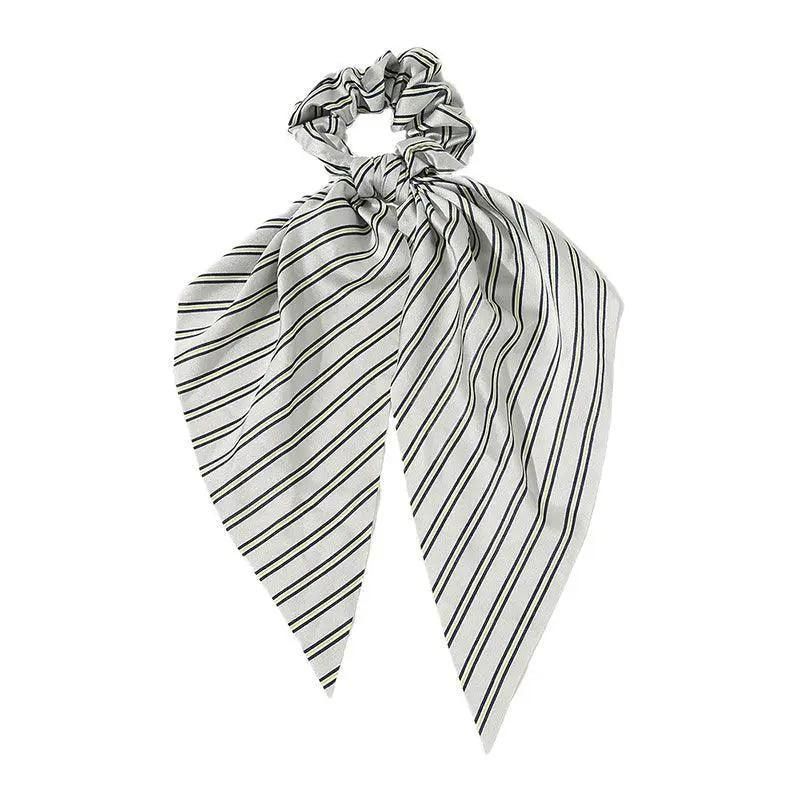 Chiffon Ponytail Scarf Bow Elastic Hair Rope Tie Scrunchies Ribbon Hair Bands - 15