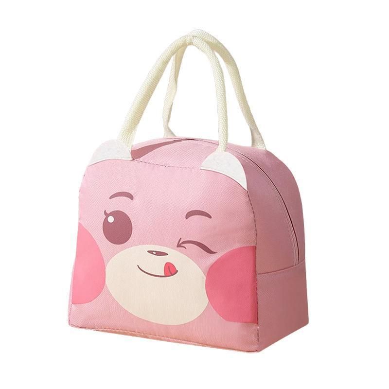 Oxford Portable Insulated Thermal Cooler Lunch Box Carry Picnic Case Storage Bag - Pink V528-PY428-PINK-354711