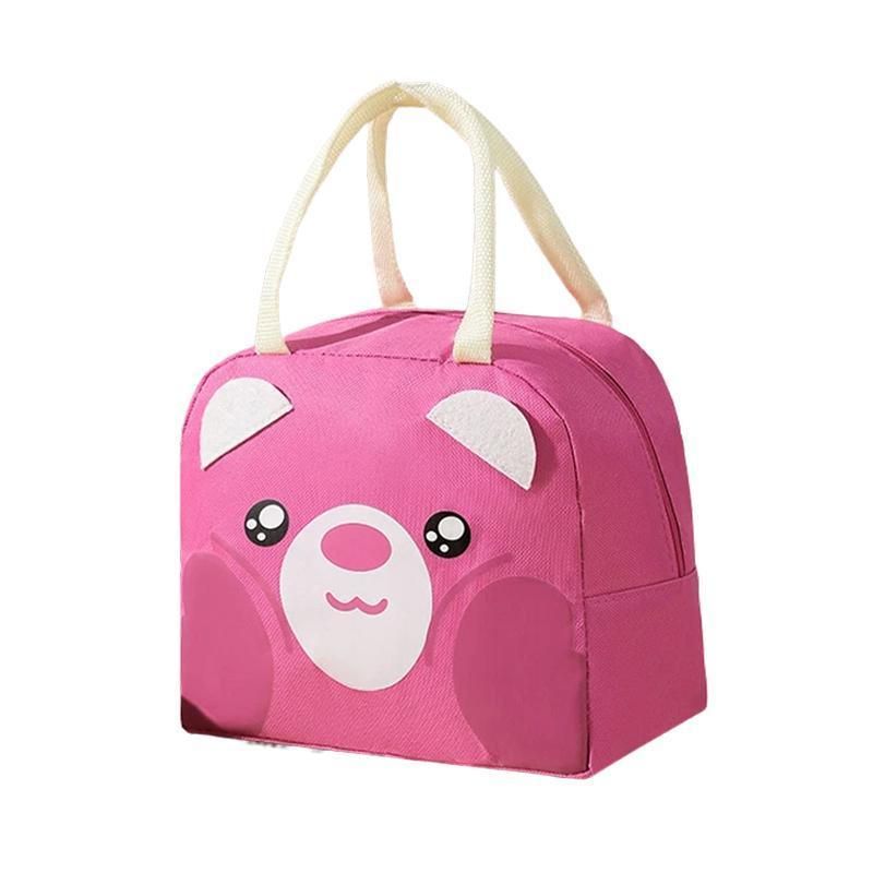 Oxford Portable Insulated Thermal Cooler Lunch Box Carry Picnic Case Storage Bag - Rose Red V528-PY428-ROSERED-267327