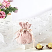6PCS Velvet Cloth Drawstring Bags Gift Bag Jewelry Ring Pouch Earring Favor - Wine Red-6PCS V528-PY824-6PCS-WINERED-805486