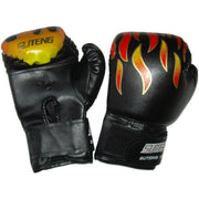 Boxing Sparring Training Gloves MMA Kickboxing Punching Gloves for Practice Sessions - Black V528-QJST-BLACK-747510