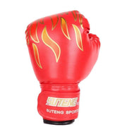 Boxing Sparring Training Gloves MMA Kickboxing Punching Gloves for Practice Sessions - Black V528-QJST-BLACK-747510