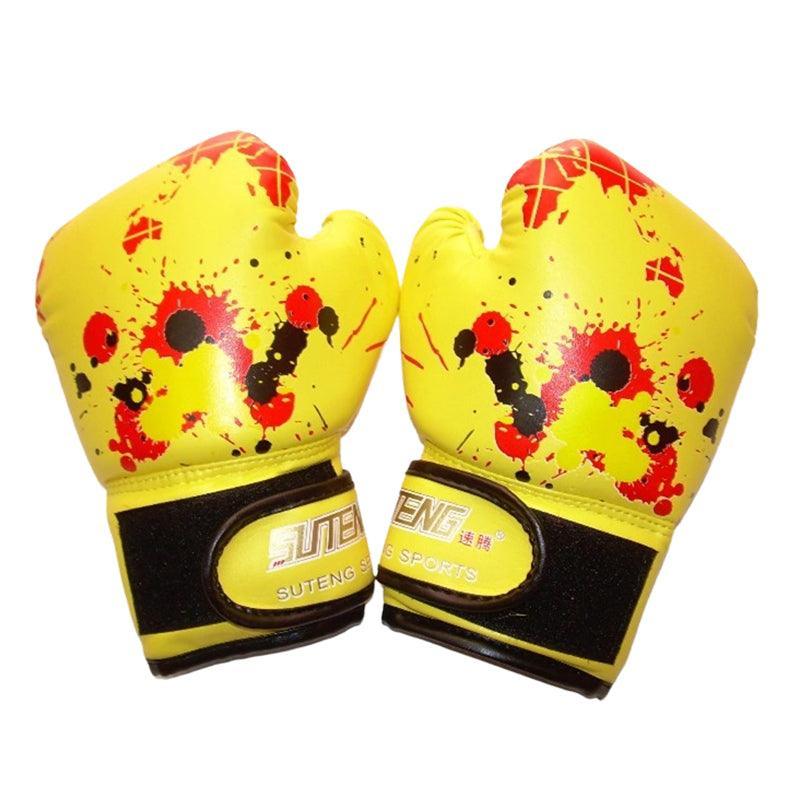 Boxing Sparring Training Gloves MMA Kickboxing Punching Gloves for Practice Sessions - Red V528-QJST-RED-218933