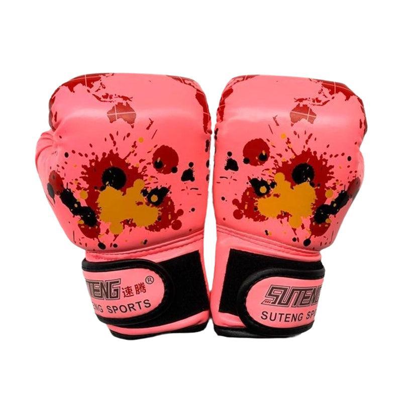 Boxing Sparring Training Gloves MMA Kickboxing Punching Gloves for Practice Sessions - Red V528-QJST-RED-218933