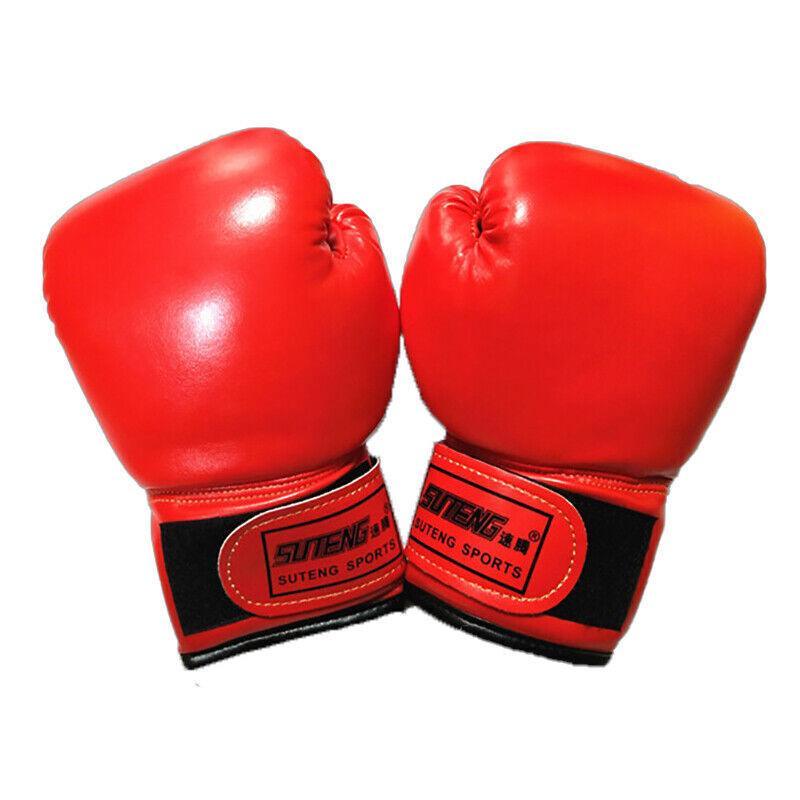 Boxing Sparring Training Gloves MMA Kickboxing Punching Gloves for Practice Sessions - Red V528-QJST-RED-218933