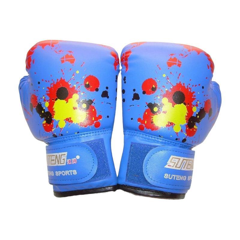 Boxing Sparring Training Gloves MMA Kickboxing Punching Gloves for Practice Sessions - Silver V528-QJST-SILVER-608162