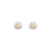 Fashion Pearl Wedding Earrings Zircon Cherry Stud Pearl Earrings for Women - Pearlet V528-QLX38-A-755125