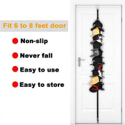 Over Door Hat Rack Baseball Cap Holder Storage Strap with Clips Closet Organizer - 10 Clips V528-QTY-10CLIPS37820