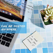 50 Sheets Clear Sticky Notes Pad Waterproof Self-Adhesive Memo Message Note Au - 50 Sheets V528-QTY-50SHEETS46840