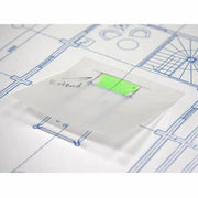 50 Sheets Clear Sticky Notes Pad Waterproof Self-Adhesive Memo Message Note Au - 50 Sheets V528-QTY-50SHEETS46840