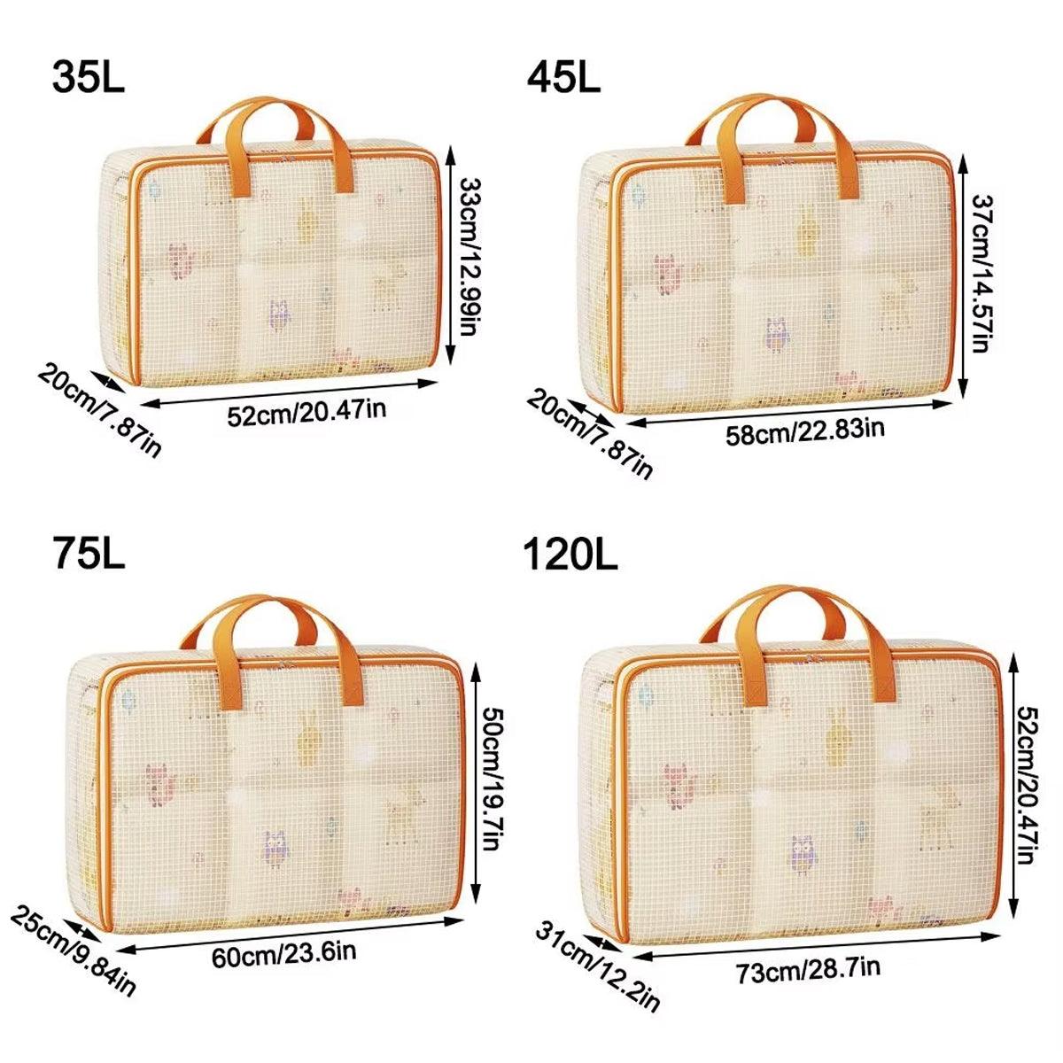 4pcs Large Capacity Quilt Storage Bags for Clothes Luggage Moving Organising Bag V528-QUILT-STORAGE-4PCS-321414