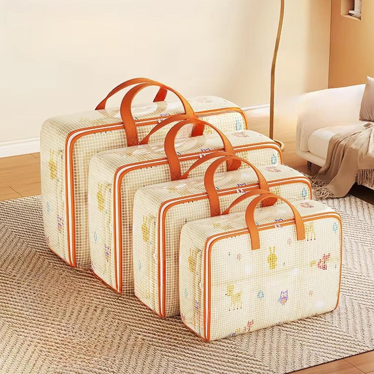 4pcs Large Capacity Quilt Storage Bags for Clothes Luggage Moving Organising Bag V528-QUILT-STORAGE-4PCS-321414