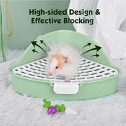Rabbit Litter Box And Small Animals Pet Toilet Pee Pad Supplies Potty Rabbit - Green V528-RABBIT-TOILET-GREEN-105876