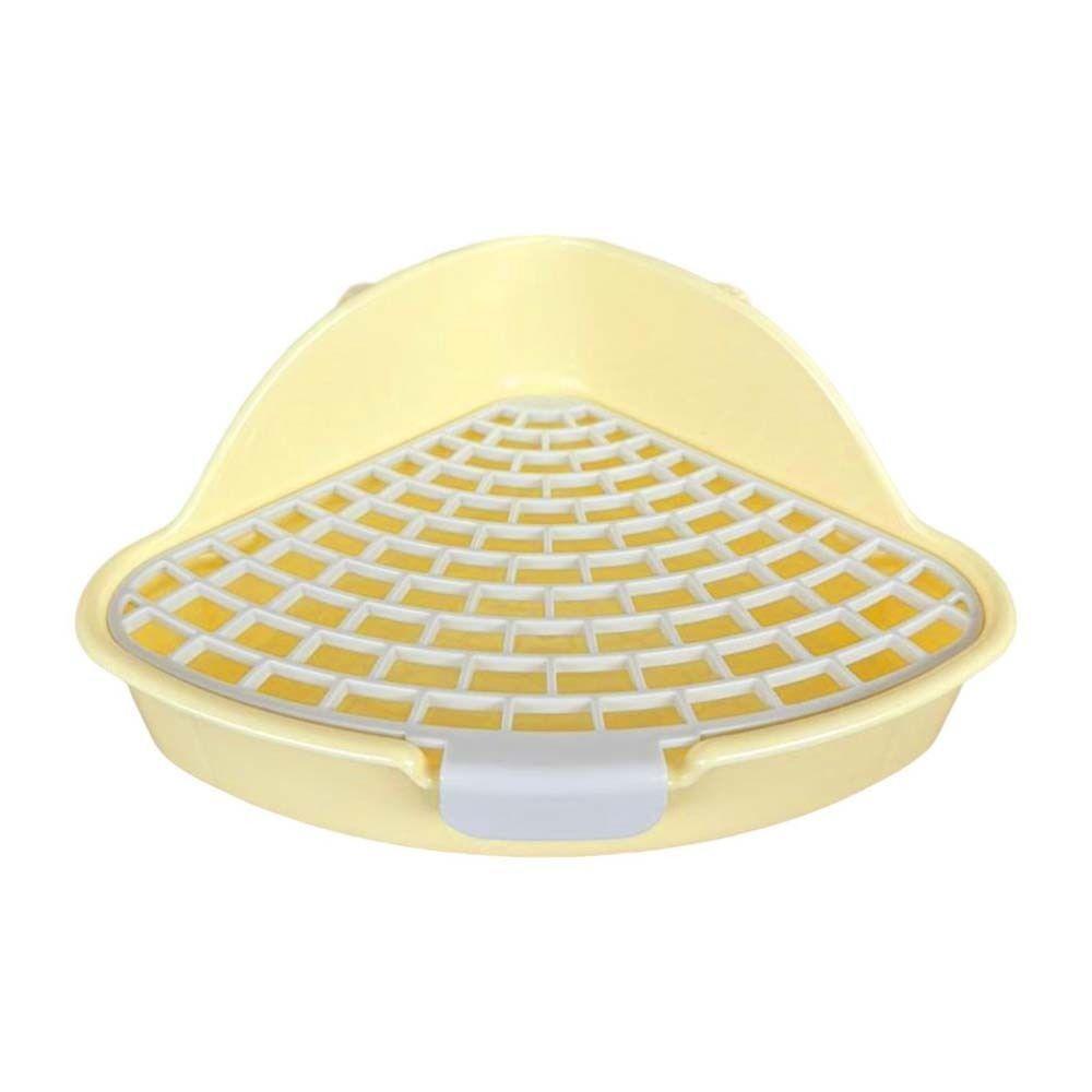 Rabbit Litter Box And Small Animals Pet Toilet Pee Pad Supplies Potty Rabbit - Yellow V528-RABBIT-TOILET-YELLOW-195089