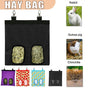 Hay Bag Guinea Pig Rabbit Feeding Bag Animal Hay Feeder Bag Hanging Feeder - Purple V528-RABBITFEEDINGBAG-PURPLE-321178