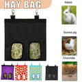 Hay Bag Guinea Pig Rabbit Feeding Bag Animal Hay Feeder Bag Hanging Feeder - Red V528-RABBITFEEDINGBAG-RED-346083
