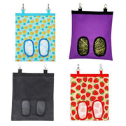 Hay Bag Guinea Pig Rabbit Feeding Bag Animal Hay Feeder Bag Hanging Feeder - Red V528-RABBITFEEDINGBAG-RED-346083