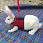 Rabbit Vest Harness Leash Lead Small Animal Pet Mesh Hamster Bunny Traction Rope S - Pink V528-RABBITHARNESS-PINK-S-293313