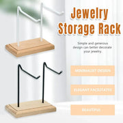 Iron Earrings Display Rack Jewellery Holder Hanging Keychain Bracelet Shelf - White V528-RACK-2-WHITE-413435