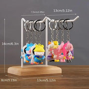 Iron Earrings Display Rack Jewellery Holder Hanging Keychain Bracelet Shelf - White V528-RACK-2-WHITE-413435