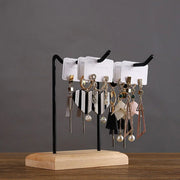 Iron Earrings Display Rack Jewellery Holder Hanging Keychain Bracelet Shelf - White V528-RACK-2-WHITE-413435