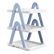 2/3 Tier Removable Shoe Rack Folding Storage Shelf Simple Space Saving Organizer - 3Tier-Pink V528-RACK-3-PINK-388627
