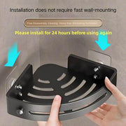 Bathroom Corner Shower Shelf Shampoo Soap Holder Rack Storage Organiser Caddy V528-RACK-BLACK-434157