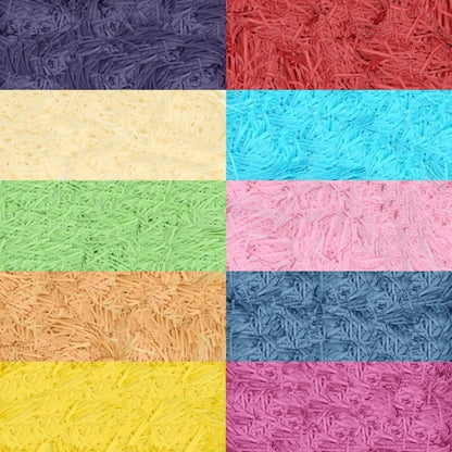 500g Colorful Raffia Paper Shreds Gift Box Filler Decorative Packaging - 5Packs-Beige V528-RAFFIA-5PACKS-BEIGE-572365