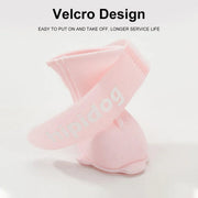 4pcs Cartoon Pet Rain Boots Waterproof Non-Slip Wear-Resistant Shoes for Dogs - Blue - M V528-RAIN-BOOTS-J-BLUE-M-394780