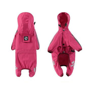 Waterproof Four Corner Pet Raincoats In Large Medium And Small Sizes Are Suitable For Dogs - Orange - L V528-RAINCOAT-HH-L-569413