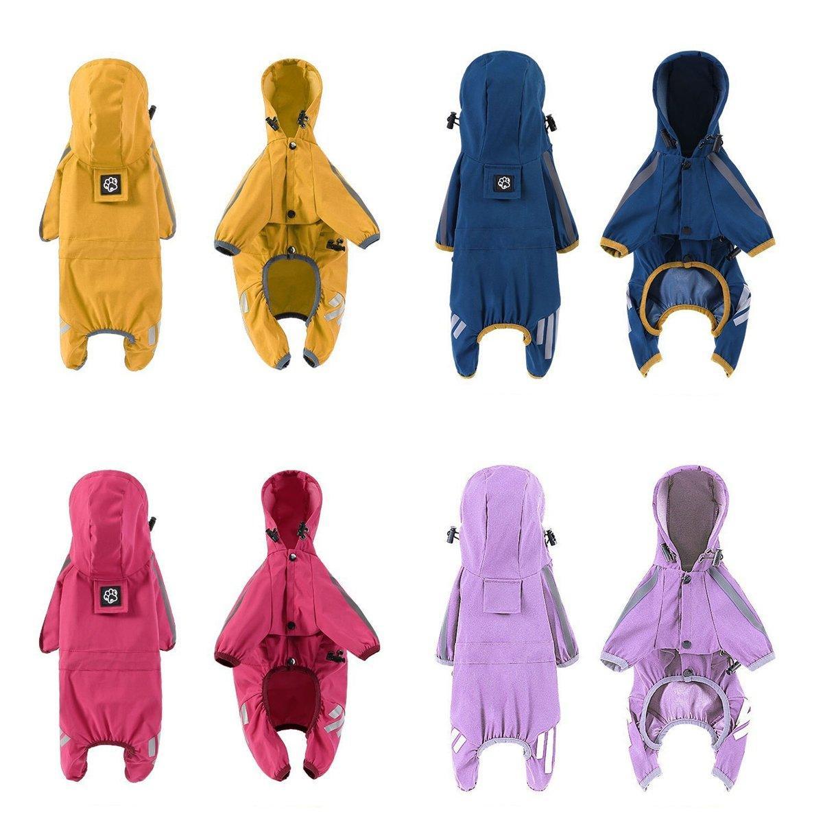 Waterproof Four Corner Pet Raincoats In Large Medium And Small Sizes Are Suitable For Dogs - Blue - XXL V528-RAINCOAT-LH-XXL-334428