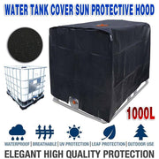 1000L IBC Water Tank Cover UV Resistant Oxford Hood for Outdoor Use V528-RAINCOVER-1000L-21548