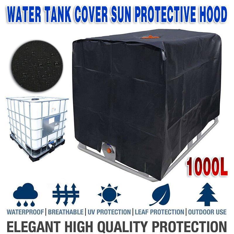 1000L IBC Water Tank Cover UV Resistant Oxford Hood for Outdoor Use V528-RAINCOVER-1000L-21548