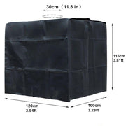 1000L IBC Water Tank Cover UV Resistant Oxford Hood for Outdoor Use V528-RAINCOVER-1000L-21548