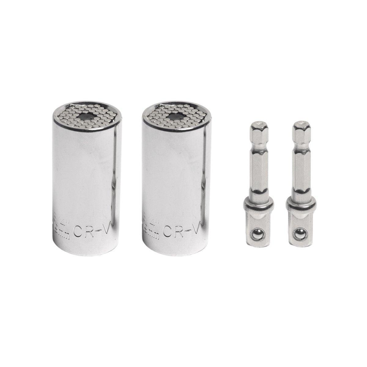 2PACK Universal Socket Grip Multi-Function Ratchet Wrench Power Drill Tool Gift V528-RATCHET-SLEEVE-2SET-729425