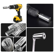 2PACK Universal Socket Grip Multi-Function Ratchet Wrench Power Drill Tool Gift V528-RATCHET-SLEEVE-2SET-729425