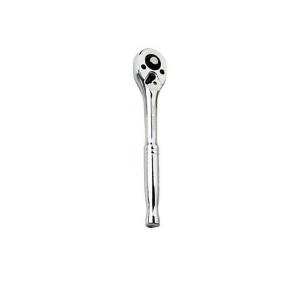 Quick Release Ratchet Handle 1/4 inch 3/8 inch 1/2 inch Drive Reversible Socket Wrench - 12x150x27mm V528-RATCHETWRENCH-1-4-889338